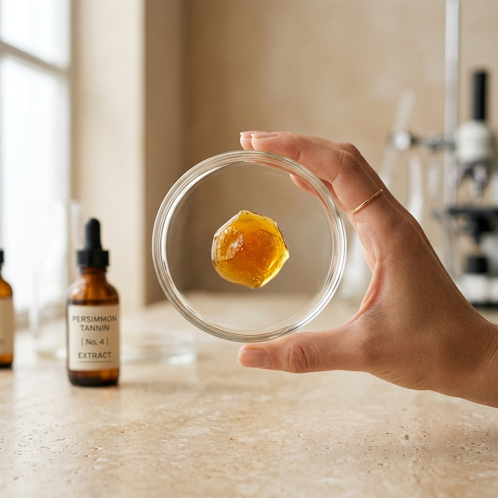Clinical testing of KAKICURA Nara Persimmon active tannin extract in laboratory petri dish