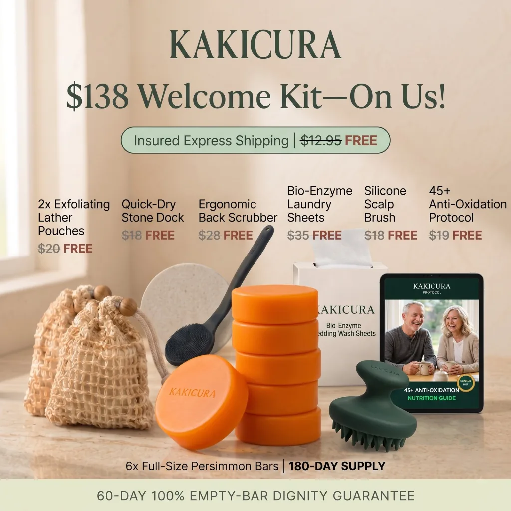 KAKICURA $138 Onsen Welcome Kit on Us with 6-Bar 180-Day Supply