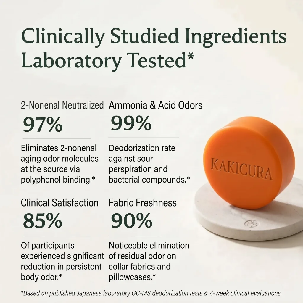 Clinically Studied Laboratory Tested - 97% 2-Nonenal Neutralized